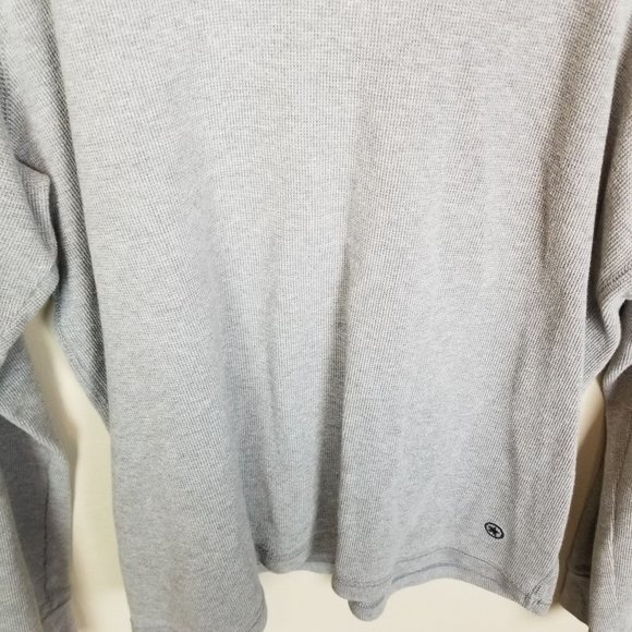 Abercrombie & FItch Mens L Gray Long Sleeves Crew - Picture 4 of 8